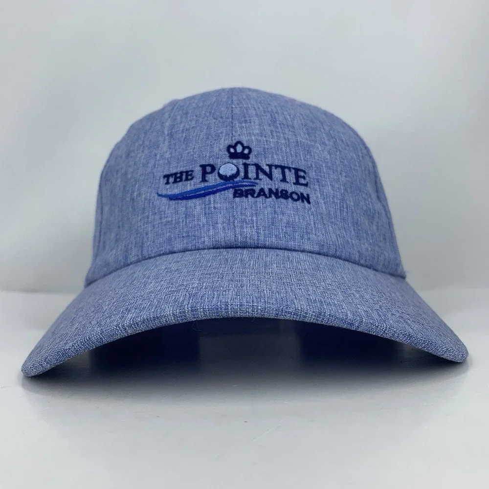 The Pointe Branson Hat Light Blue OSFA Adjustable Golf Imperial Baseball Cap